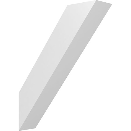 Ekena Millwork 6-in. W x 24-in. D x 30-in. H Traditional Architectural Grade PVC Knee Brace BRCP06X24X30TRA